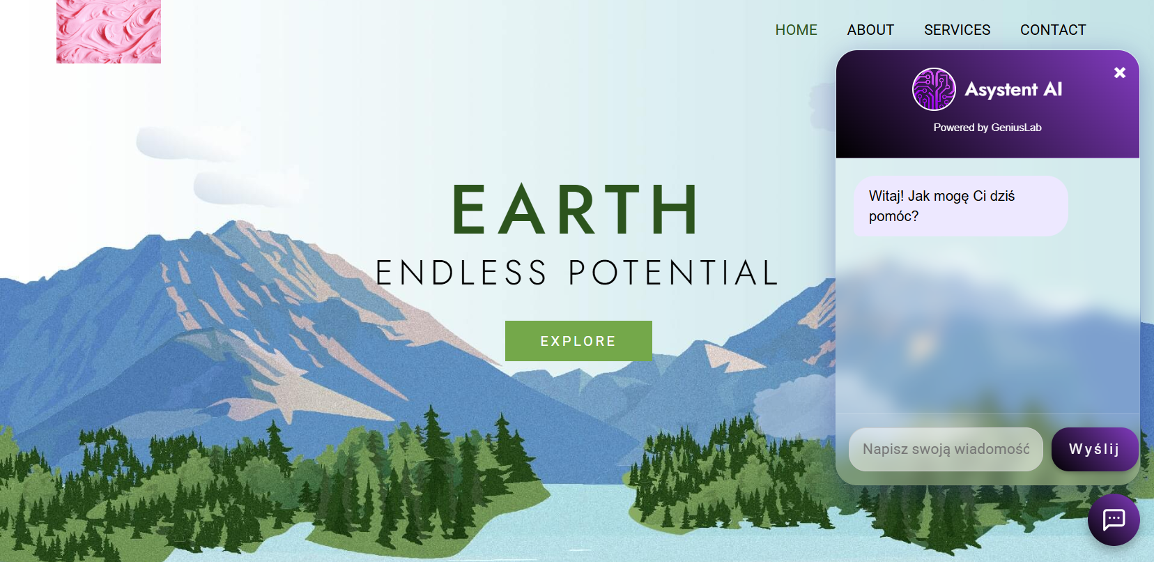 Image of a page with AI